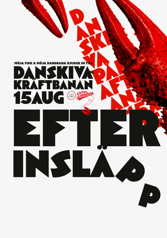 Dansskiva på Kräftbanan 15 aug: Efterinsläpp fr 21.00